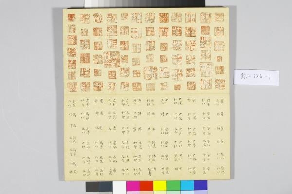 〈金薤留珍‧圖〉印譜