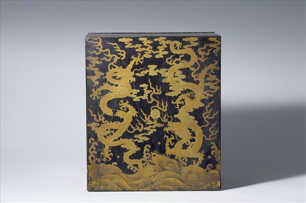 「金薤留珍‧圖」黑漆描金匣