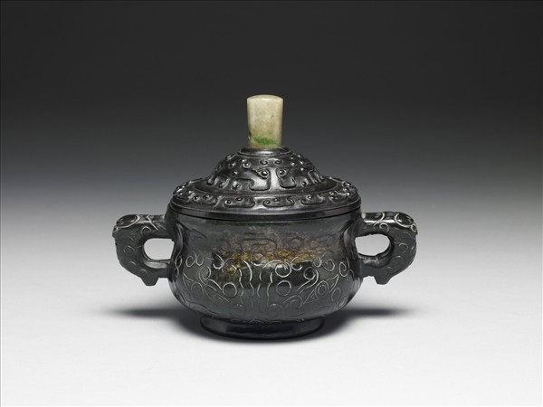 玉獸面紋爐