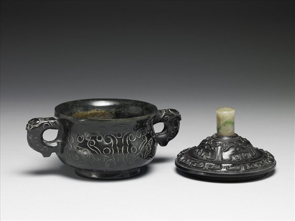 玉獸面紋爐