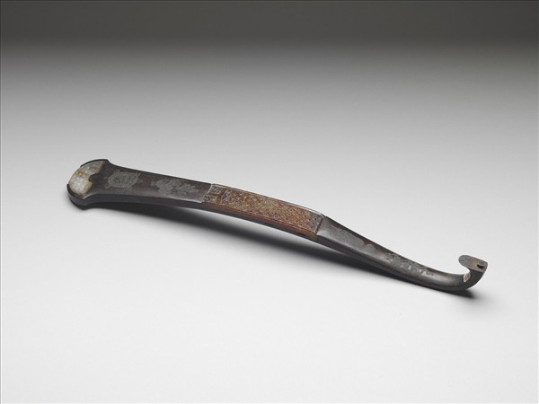 木雕四靈嵌玉如意