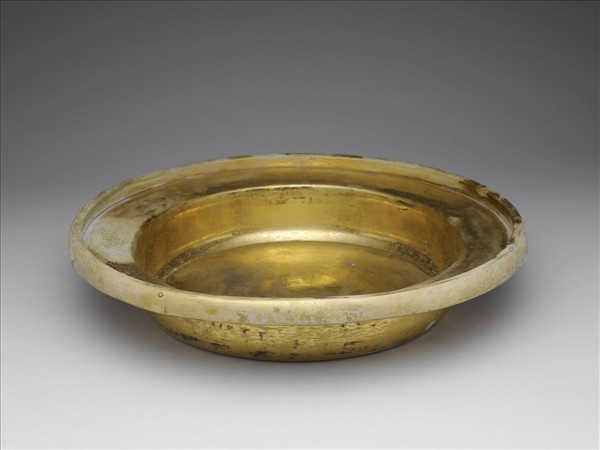 銅鍍金盆