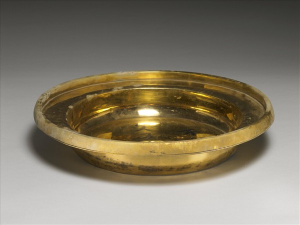 銅鍍金盆