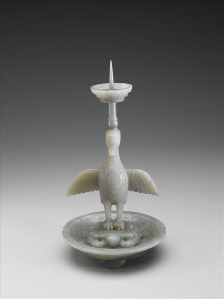 玉海晏河清燭台