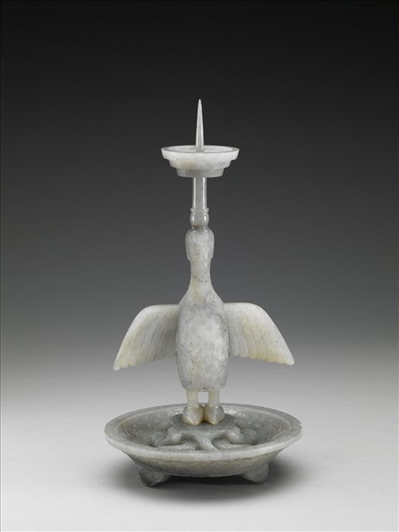 玉海晏河清燭台