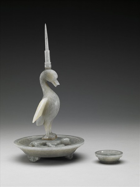 玉海晏河清燭台