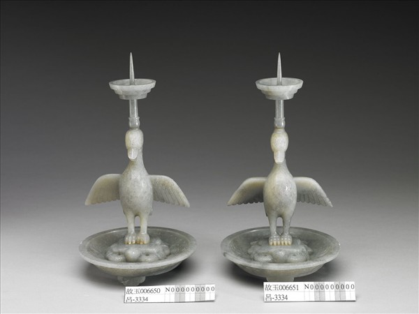 玉海晏河清燭台