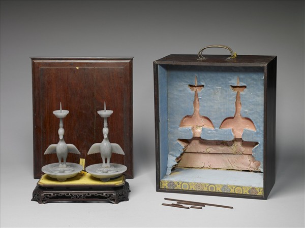 玉海晏河清燭台