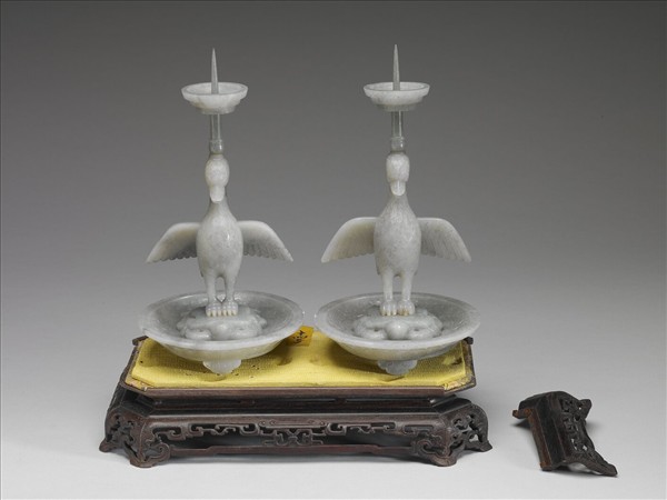 玉海晏河清燭台