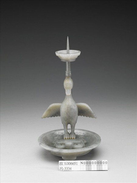 玉海晏河清燭台