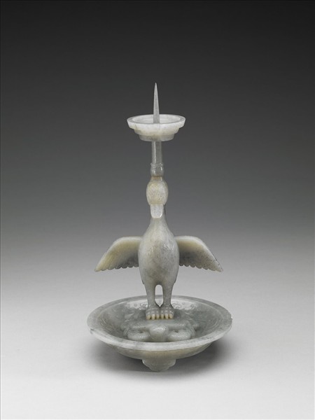 玉海晏河清燭台