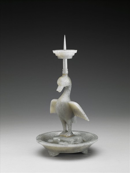 玉海晏河清燭台