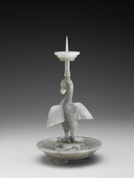 玉海晏河清燭台