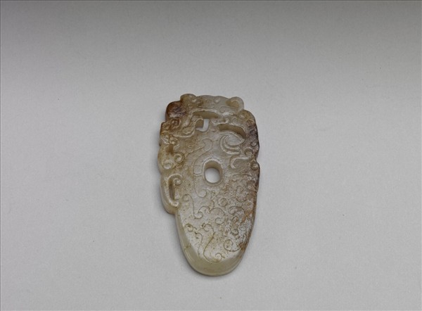 玉仿古韘形佩