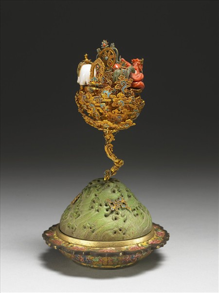 金纍絲八吉祥供具