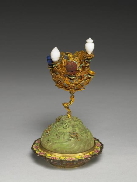 金纍絲八吉祥供具