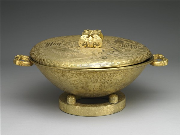 福壽雙喜龍鳳金鍋