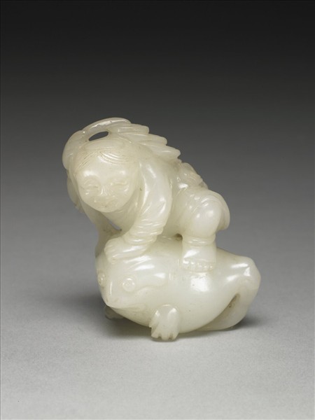 玉劉海戲金蟾佩