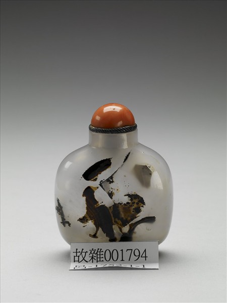 瑪瑙雙禽鼻煙壺