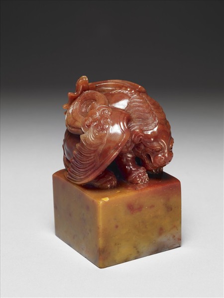 壽山石獸鈕未刻印