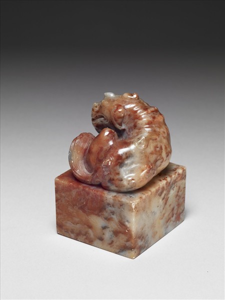 壽山石獸鈕未刻印
