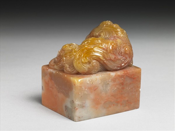 壽山石獸鈕未刻印