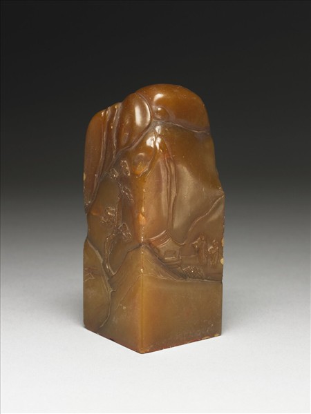 「若晴雲秋月不染埃塵」壽山石印