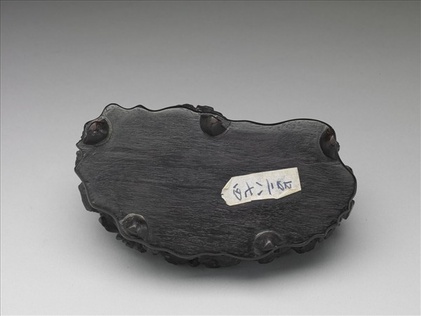 鏤雕歲寒三友木座