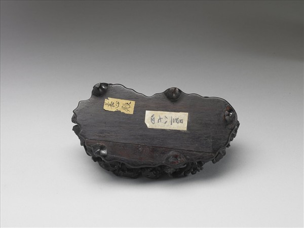 鏤雕歲寒三友木座