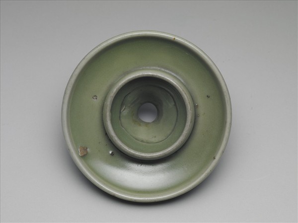 龍泉窯 青瓷碗托