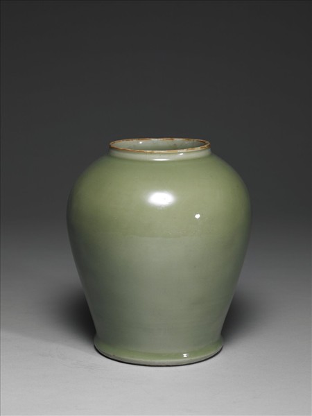 龍泉窯 青瓷蓋罐