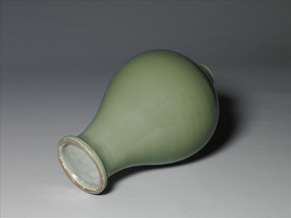 龍泉窯 青瓷帶蓋梅瓶