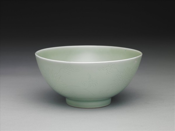 景德鎮 青瓷劃花碗