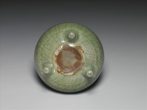 龍泉窯 青瓷三足爐