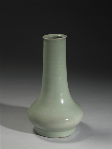龍泉窯 青瓷長頸瓶