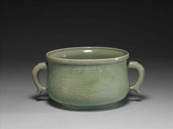 龍泉窯 青瓷簋式爐