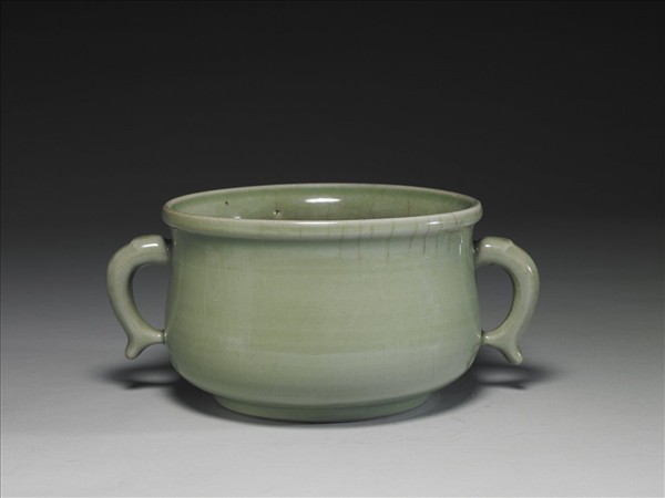 龍泉窯 青瓷簋式爐