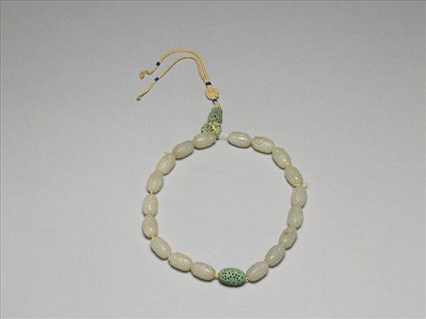 玉橄欖式十八羅漢手串