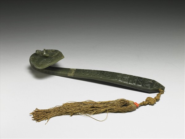 淡墨玉福壽如意