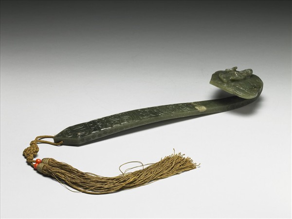 淡墨玉福壽如意