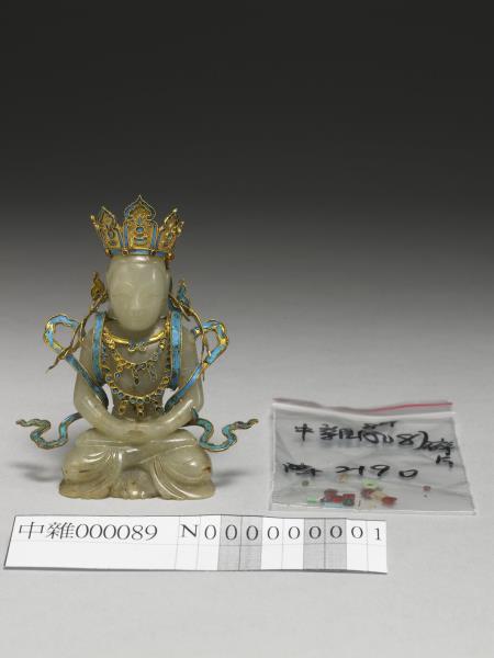 白玉無量壽佛座像