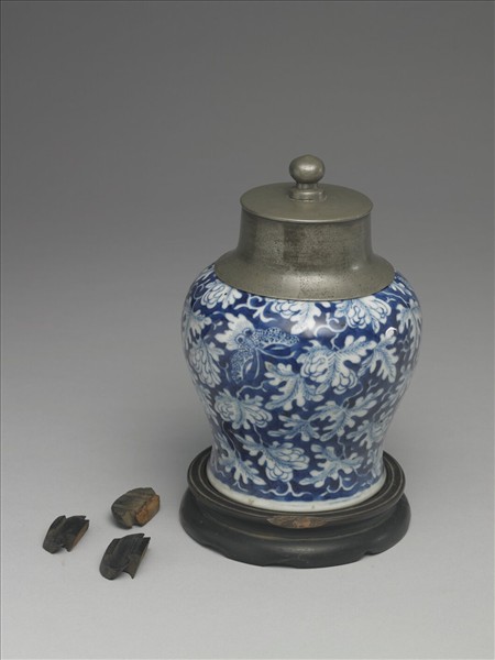 青花瓜瓞綿綿蓋罐- 故宮