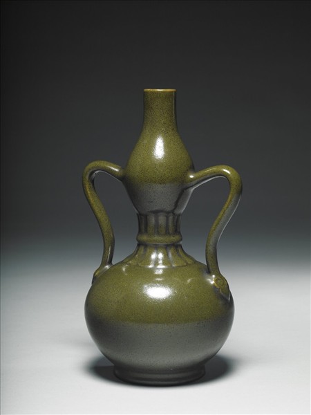 茶葉末釉葫蘆瓶