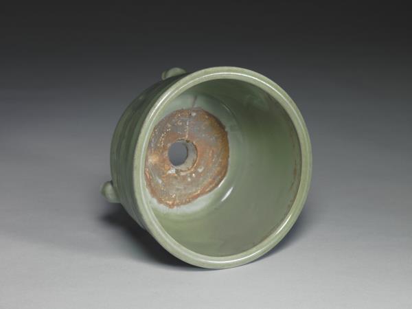 龍泉窯 青瓷八卦三足爐