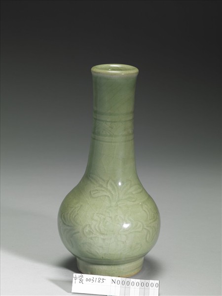 龍泉窯 青瓷長頸瓶
