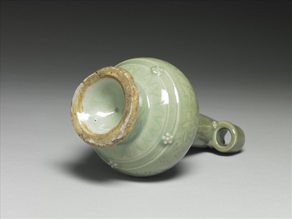 龍泉窯 青瓷劃花投壺