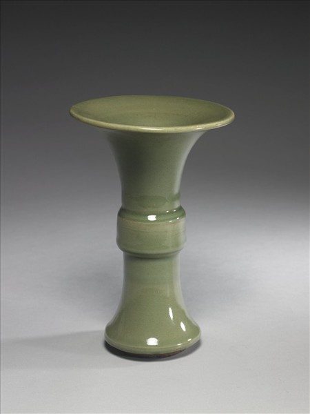 龍泉窯 青瓷觚
