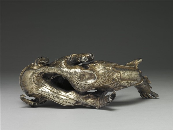 「張騫乘槎」銀槎