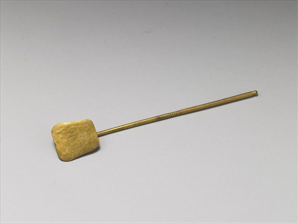 銅鎏金壽字紋鏟