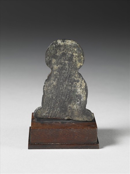 巴基斯坦 古犍陀羅 二、三世紀 青銅菩薩坐像